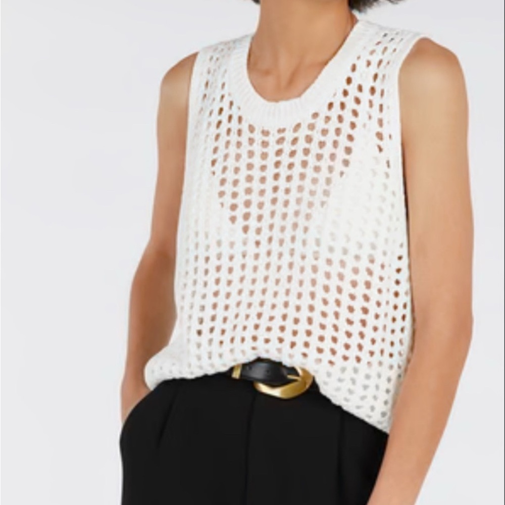 Dissh Crochet Knit Tank Size XS